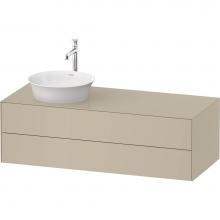 Duravit WT4987LH3H3 - White Tulip Wall-Mounted Vanity Unit Taupe