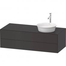 Duravit WT4987R5858 - White Tulip Wall-Mounted Vanity Unit Graphite