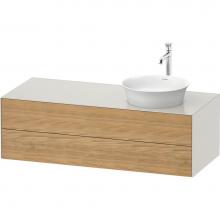 Duravit WT4987RH539 - White Tulip Wall-Mounted Vanity Unit Natural Oak