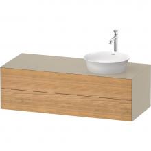 Duravit WT4987RH5H3 - White Tulip Wall-Mounted Vanity Unit Natural Oak