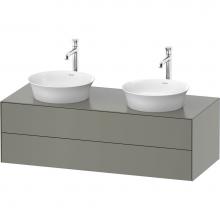 Duravit WT4988B9292 - White Tulip Wall-Mounted Vanity Unit Stone Gray