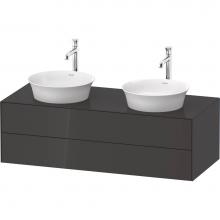 Duravit WT4988BH1H1 - White Tulip Wall-Mounted Vanity Unit Graphite