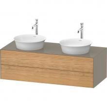 Duravit WT4988BH5H2 - White Tulip Wall-Mounted Vanity Unit Natural Oak