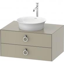 Duravit WT499006060 - White Tulip Wall-Mounted Vanity Unit Taupe Satin Matte