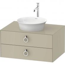 Duravit WT49900H3H3 - White Tulip Wall-Mounted Vanity Unit Taupe High Gloss