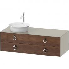 Duravit WT4992L7760 - White Tulip Wall-Mounted Vanity Unit American Walnut