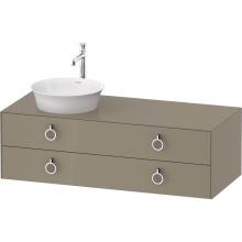 Duravit WT4992LH2H2 - White Tulip Wall-Mounted Vanity Unit Stone Gray