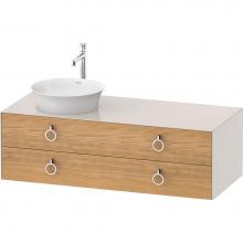 Duravit WT4992LH539 - White Tulip Wall-Mounted Vanity Unit Natural Oak