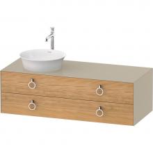 Duravit WT4992LH5H3 - White Tulip Wall-Mounted Vanity Unit Natural Oak