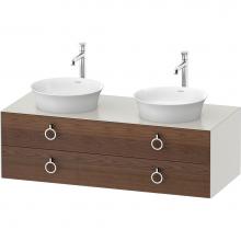 Duravit WT4993B7739 - White Tulip Wall-Mounted Vanity Unit American Walnut