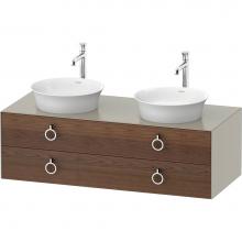 Duravit WT4993B7760 - White Tulip Wall-Mounted Vanity Unit American Walnut