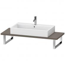 Duravit XL106C09090 - Duravit X-Large Console  Flannel Gray Satin Matte