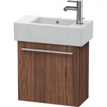 Duravit XL6208L2121 - Duravit X-Large One Door Wall-Mount Vanity Unit Walnut Dark