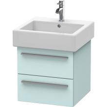 Duravit XL634300909 - Duravit X-Large Vanity Unit Wall-Mounted  Light Blue Matte