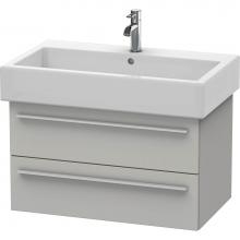 Duravit XL634500707 - Duravit X-Large Wall-Mount Vanity Unit Concrete Gray