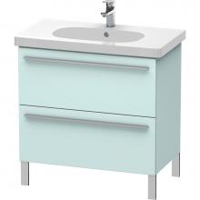 Duravit XL651600909 - Duravit X-Large Floor Standing Vanity Unit  Light Blue Matte