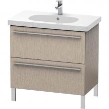 Duravit XL651601111 - Duravit X-Large Two Drawer Floorstanding Vanity Unit Cashmere Oak