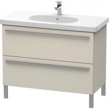 Duravit XL651709191 - Duravit X-Large Two Drawer Floorstanding Vanity Unit Taupe