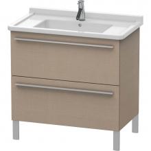 Duravit XL653607575 - Duravit X-Large Two Drawer Floorstanding Vanity Unit Linen