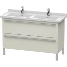 Duravit XL653809191 - Duravit X-Large Two Drawer Floorstanding Vanity Unit Taupe