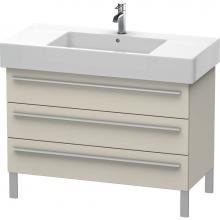 Duravit XL655409191 - Duravit X-Large Three Drawer Floorstanding Vanity Unit Taupe