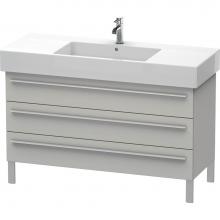 Duravit XL655500707 - Duravit X-Large Three Drawer Floorstanding Vanity Unit Concrete Gray