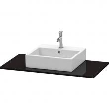 Duravit XS060E04040 - Duravit XSquare Console with One Sink Cut-Out Black