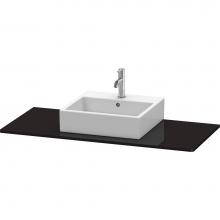 Duravit XS060F04040 - Duravit XSquare Console with One Sink Cut-Out Black