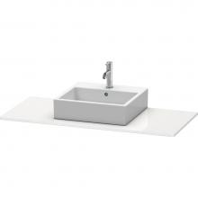 Duravit XS060F08585 - Duravit XSquare Console with One Sink Cut-Out White