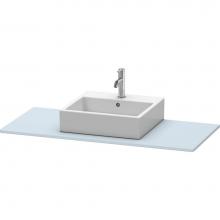 Duravit XS060F09797 - Duravit XSquare Console with One Sink Cut-Out Light Blue