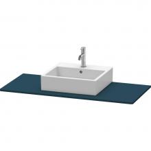 Duravit XS060F09898 - Duravit XSquare Console with One Sink Cut-Out Midnight Blue