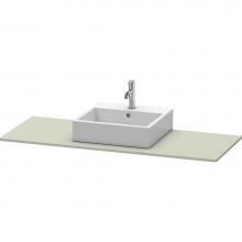 Duravit XS060GM6060 - Duravit XSquare Console with One Sink Cut-Out Taupe