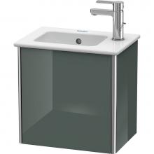 Duravit XS4170R3838 - Duravit XSquare One Door Wall-Mount Vanity Unit Dolomite Gray