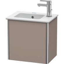 Duravit XS4170R4343 - Duravit XSquare One Door Wall-Mount Vanity Unit Basalt