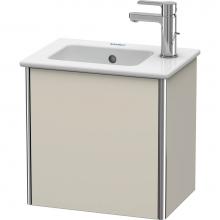 Duravit XS4170R9191 - Duravit XSquare One Door Wall-Mount Vanity Unit Taupe