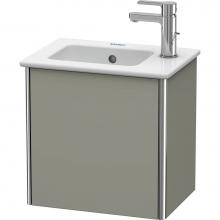 Duravit XS4170R9292 - Duravit XSquare One Door Wall-Mount Vanity Unit Stone Gray