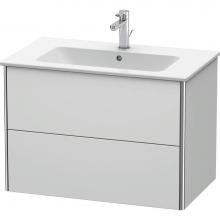 Duravit XS417203636 - Duravit XSquare Two Drawer Wall-Mount Vanity Unit White