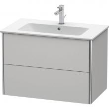 Duravit XS417203939 - Duravit XSquare Two Drawer Wall-Mount Vanity Unit Nordic White