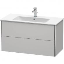 Duravit XS417303939 - Duravit XSquare Two Drawer Wall-Mount Vanity Unit Nordic White