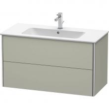 Duravit XS417306060 - Duravit XSquare Two Drawer Wall-Mount Vanity Unit Taupe