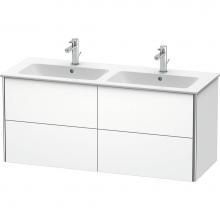 Duravit XS417501818 - Duravit XSquare Four Drawer Wall-Mount Vanity Unit White