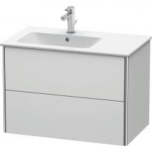 Duravit XS417603636 - Duravit XSquare Two Drawer Wall-Mount Vanity Unit White