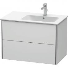 Duravit XS417703636 - Duravit XSquare Two Drawer Wall-Mount Vanity Unit White