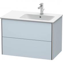 Duravit XS417709797 - Duravit XSquare Two Drawer Wall-Mount Vanity Unit Light Blue