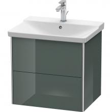 Duravit XS418003838 - Duravit XSquare Vanity Unit Wall-Mounted  Dolomiti Gray High Gloss