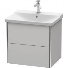 Duravit XS418003939 - Duravit XSquare Vanity Unit Wall-Mounted  Nordic White Satin Matte