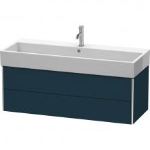 Duravit XS419709898 - Duravit XSquare Two Drawer Wall-Mount Vanity Unit Midnight Blue