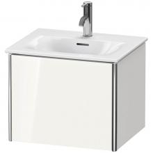 Duravit XS422102222 - Duravit XSquare One Drawer Wall-Mount Vanity Unit White