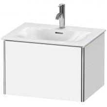 Duravit XS422201818 - Duravit XSquare One Drawer Wall-Mount Vanity Unit White