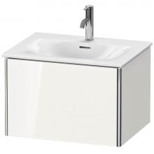 Duravit XS422202222 - Duravit XSquare One Drawer Wall-Mount Vanity Unit White